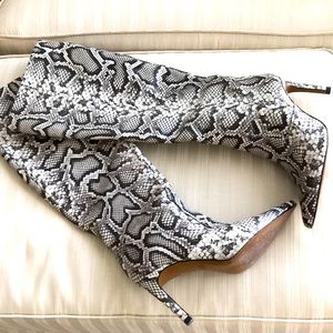 Snakeskin boots